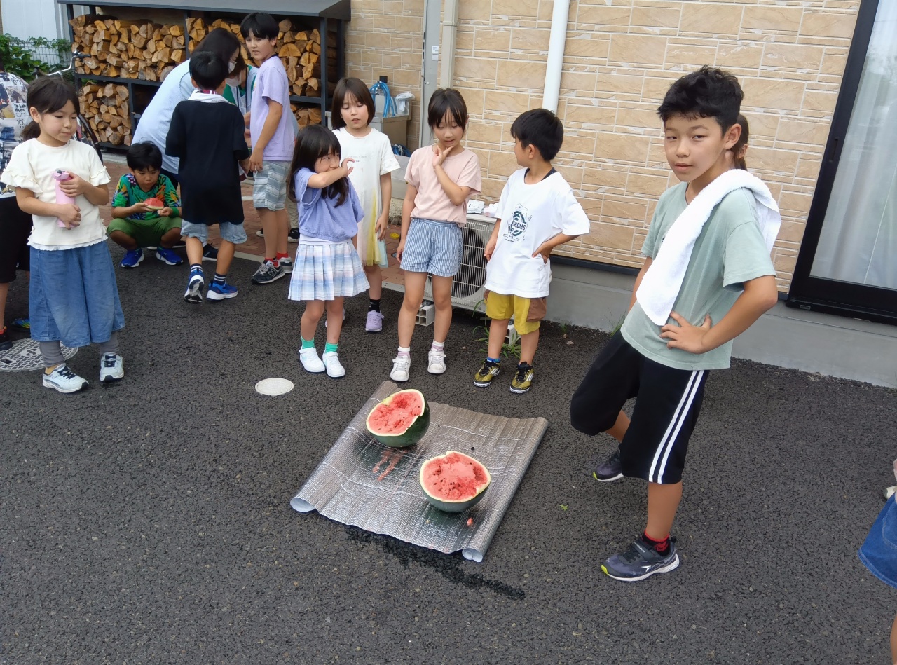 2024年8月　夏休みスイカ割大会2