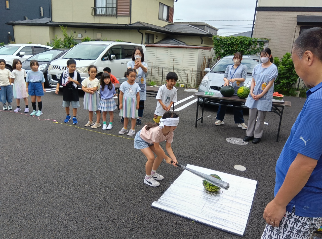 2024年8月　夏休みスイカ割大会3